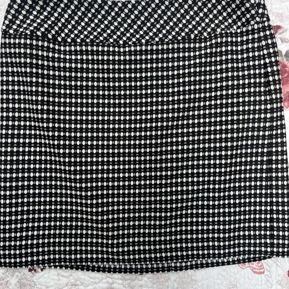 LOFT Monochrome Patterned Skirt